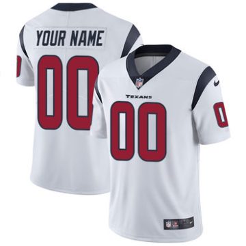 Custom Houston Texans White Vapor Untouchable Player Limited Jersey