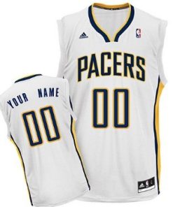 Custom Indiana Pacers White Jersey