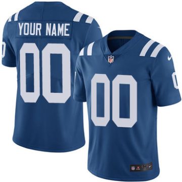 Custom Indianapolis Colts Blue Vapor Untouchable Player Limited Jersey