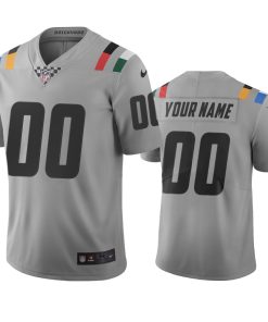 Custom Indianapolis Colts Gray Vapor Limited City Edition NFL Jersey