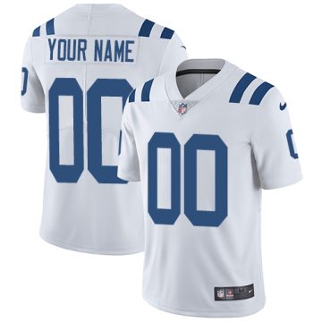 Custom Indianapolis Colts White Vapor Untouchable Player Limited Jersey