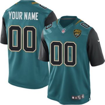 Custom Jacksonville Jaguars 2013 Green Limited Jersey