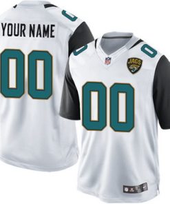Custom Jacksonville Jaguars 2013 White Limited Jersey