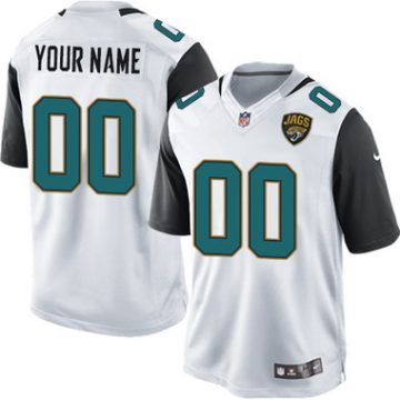 Custom Jacksonville Jaguars 2013 White Limited Jersey