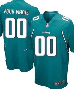 Custom Jacksonville Jaguars Green Limited Jersey