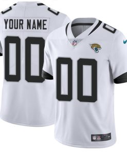 Custom Jacksonville Jaguars White New 2018 Vapor Untouchable Limited Jersey