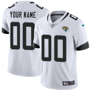 Custom Jacksonville Jaguars White New 2018 Vapor Untouchable Limited Jersey