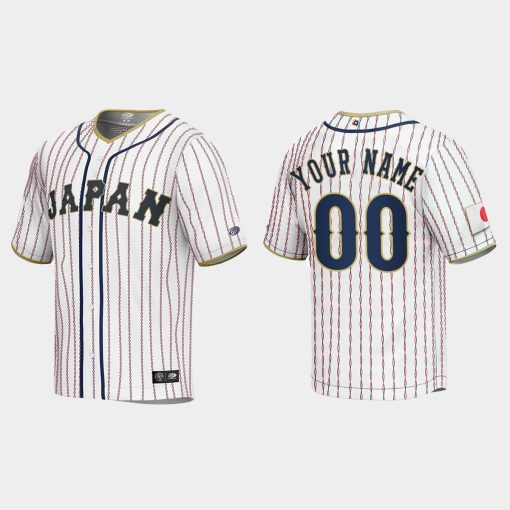 Custom Japan Baseball 2023 World Baseball Classic Jersey White