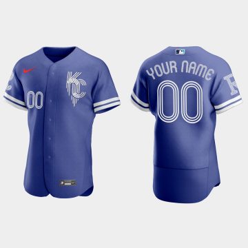 Custom Kansas City Royals 2022 City Connect Flex Base Jersey Royal