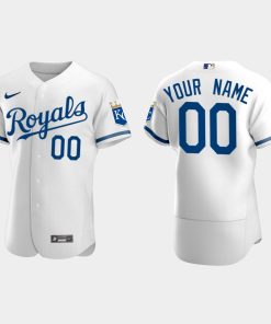 Custom Kansas City Royals 2022 Flex Base Jersey White