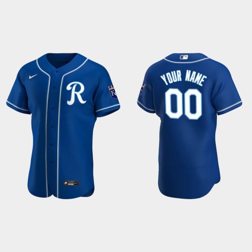 Custom Kansas City Royals Royal Flex Base 2020 Alternate Jersey