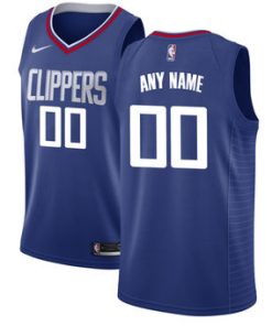 Custom La Clippers Blue Swingman Icon Edition Jersey