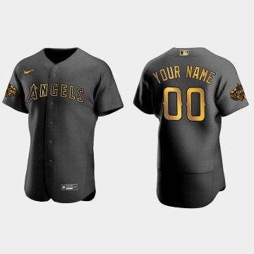 Custom Los Angeles Angels 2022 All-star Game Flex Base Jersey Black