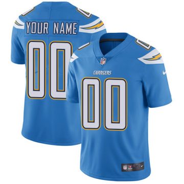 Custom Los Angeles Chargers Alternate Electric Blue Vapor Untouchable Limited NFL Jersey