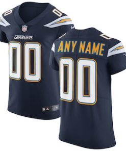 Custom Los Angeles Chargers Navy Vapor Untouchable Elite NFL Stitched Jersey