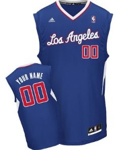 Custom Los Angeles Clippers Blue Jersey