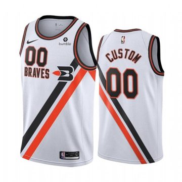 Custom Los Angeles Clippers White 2019 20 Classic Edition Jersey
