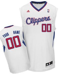 Custom Los Angeles Clippers White Jersey