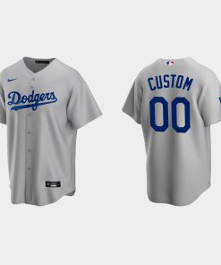 Custom Los Angeles Dodgers Alternate Cool Base Team 2020 World Series Champions Jersey White