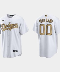 Custom Los Angeles Dodgers 2022 All-star Game Cool Base Jersey White