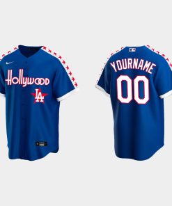 Custom Los Angeles Dodgers City Connect Special Edition Jersey Royal