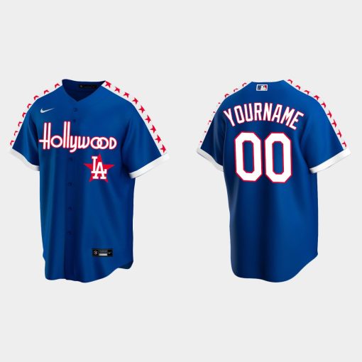 Custom Los Angeles Dodgers City Connect Special Edition Jersey Royal