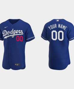 Custom Los Angeles Dodgers Royal Flex Base 2020 Alternate Jersey