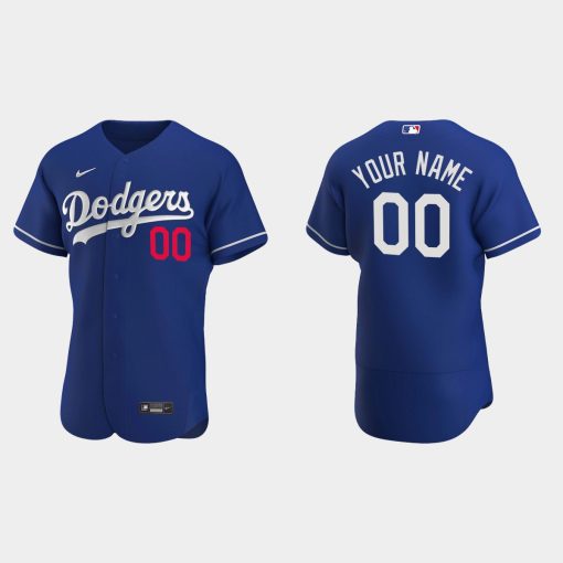 Custom Los Angeles Dodgers Royal Flex Base 2020 Alternate Jersey