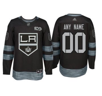 Custom Los Angeles Kings Black 1917 2017 100th Anniversary Jersey
