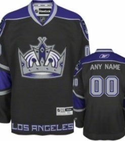 Custom Los Angeles Kings Black Jersey