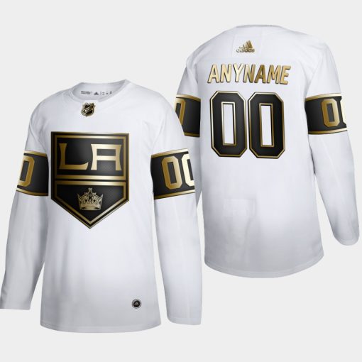 Custom Los Angeles Kings Golden Edition White Jersey