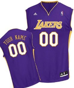 Custom Los Angeles Lakers Purple Jersey