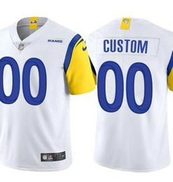 Custom Los Angeles Rams Active Player 2021 White Vapor Untouchable Limited Alternate Stitched NFL Jersey