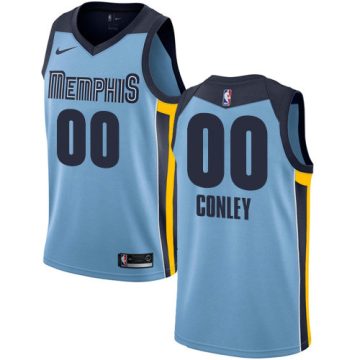 Custom Memphis Grizzlies Light Blue Jersey Statement Edition
