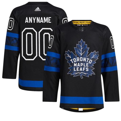 Custom Black Toronto Maple Leafs X Drew House Alternate Jerseys