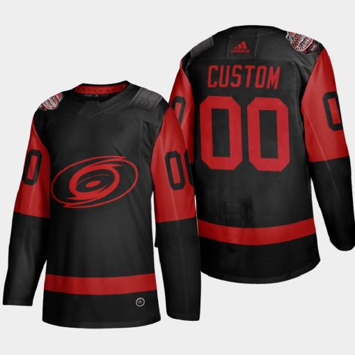 Custom Carolina Hurricanes 2021 Stadium Series Black Jersey