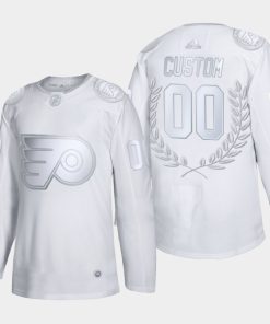 Custom Philadelphia Flyers Awards Collection Glory White Jersey