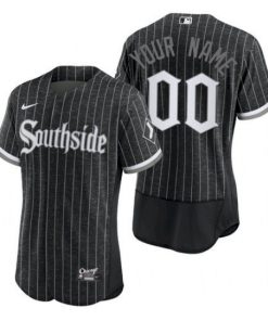 Custom Men 's Chicago White Sox Southside 2021 City Flex Base Jersey