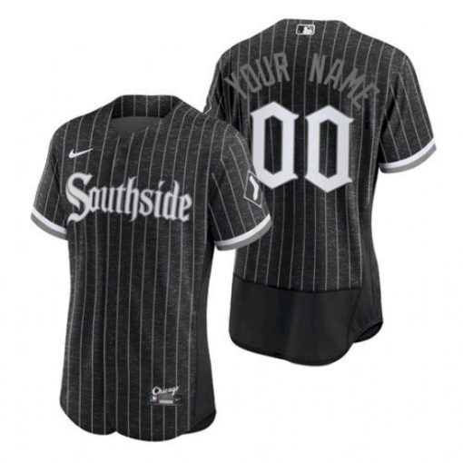 Custom Men 's Chicago White Sox Southside 2021 City Flex Base Jersey