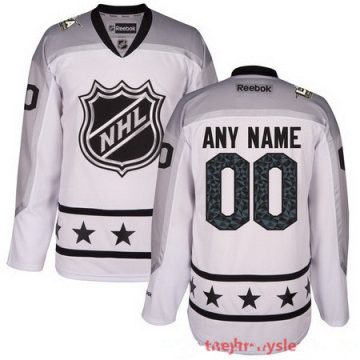 Custom Metropolitan Division White 2017 NHL All Star Game Hockey Jersey