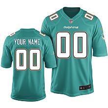 Custom Miami Dolphins 2013 Green Limited Jersey