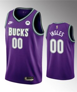Custom Milwaukee Bucks Active Player 2022-23 Purple Classic Edition Swingman Stitched Basketball Jersey