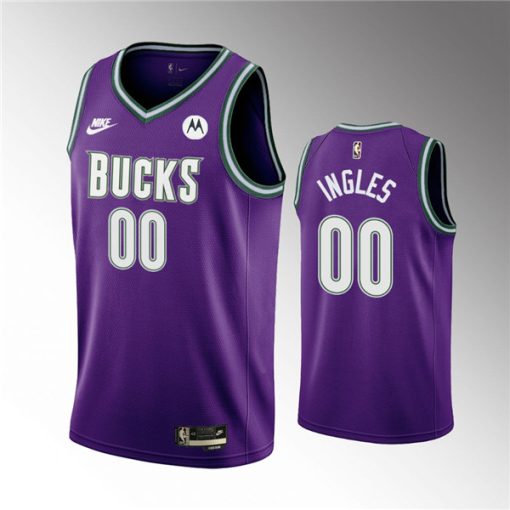 Custom Milwaukee Bucks Active Player 2022-23 Purple Classic Edition Swingman Stitched Basketball Jersey