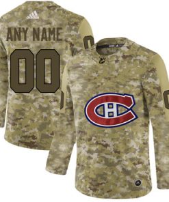 Custom Montreal Canadiens Camo Jersey