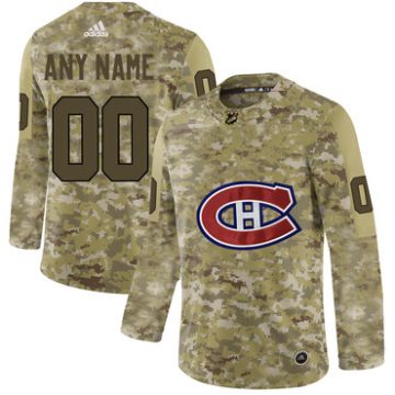 Custom Montreal Canadiens Camo Jersey
