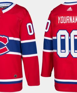 Custom Montreal Canadiens Home Red Jersey