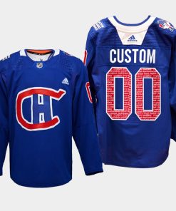 Custom Montreal Canadiens Radioteledon Royal Special Edition 2022 Jersey