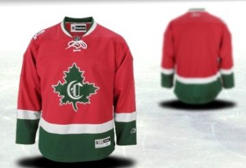Custom Montreal Canadiens Red Cd Jersey