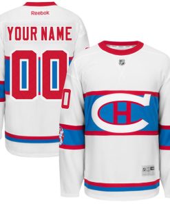 Custom Montreal Canadiens White 2016 Winter Classic Jersey