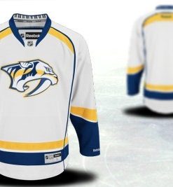 Custom Nashville Predators 2012 White Jersey
